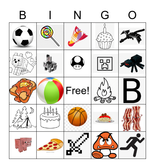 Big Boy Bennie's Bingo Card