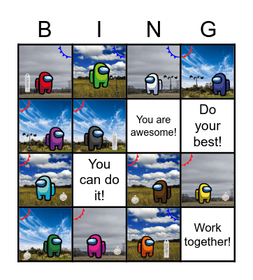 Use Clues to Find the Imposter! Bingo Card