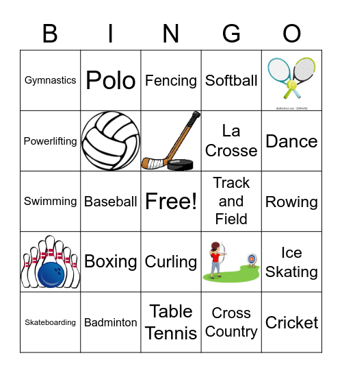 Huffman Activity Bingo Card
