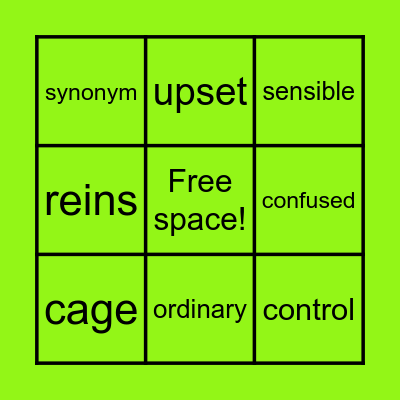 Lesson 26 Review Bingo Card