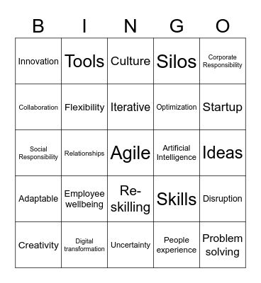 Boardroom Bingo Card