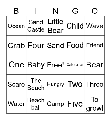 Spanish Bingo Card