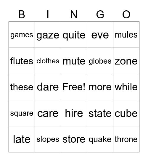 WRS Step 4.1 Bingo Card