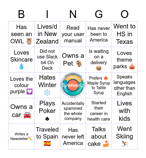 On Deck 🚢 Bingo Card