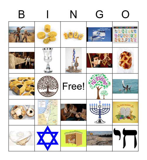 End of Year Review Bingo Card