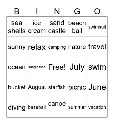 Friday Night Frenzy Bingo Card