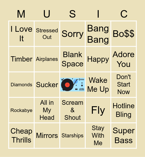 DPUAD:Playlist Bingo #2 Bingo Card