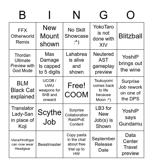 FanFest 5/14/21 Bingo Card