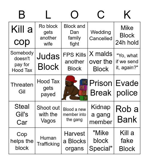 Blockathon Bingo Card