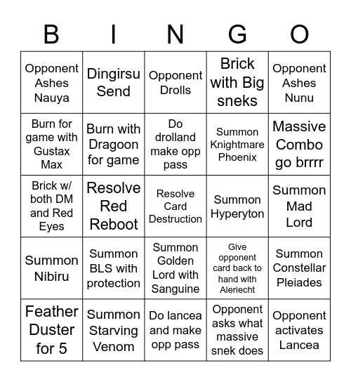 Snek Lord Bingo. Every Bingo = 1 Free Pack prize to peasants Bingo Card