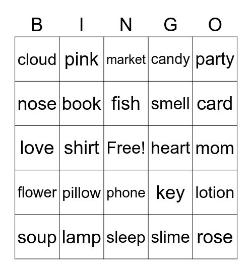 Fun Fest Bingo💖 Bingo Card