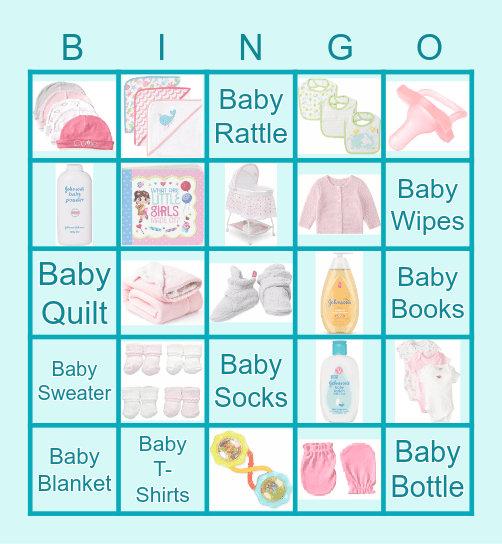 Baby Bingo Card