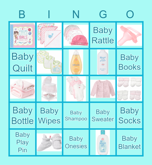 Baby Bingo Card