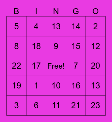 James & Jenny's Wedding Bingo Card