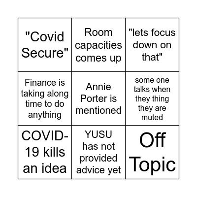 Prod Team Bingo Card