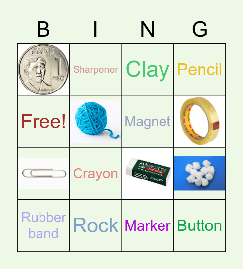 The Tissue Box Bingo! Bingo Card