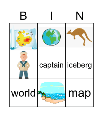 A Great Explorer Bingo Card