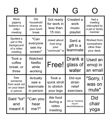 Revenue Integrity Bingo Card