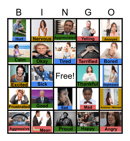 The Zones Bingo Card