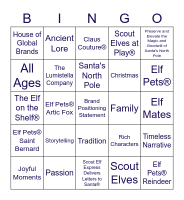 Lumiversity Bingo! Bingo Card