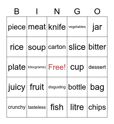 THEMEWORD BINGO Card