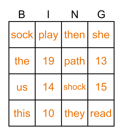 GAME DAY BINGO! Bingo Card