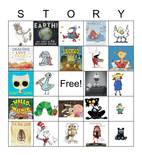 Story Time Bingo Card