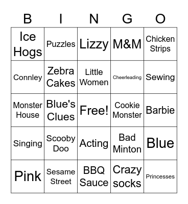 Graduation BINGO Card