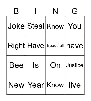 Smart Bingo For Smart people Bingo Card