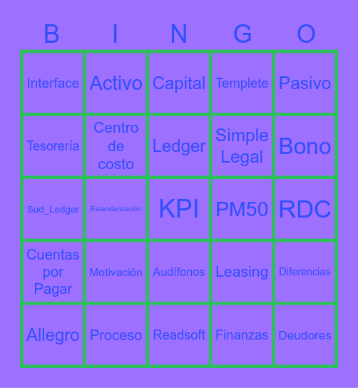 Bingo Día del Contador Bingo Card