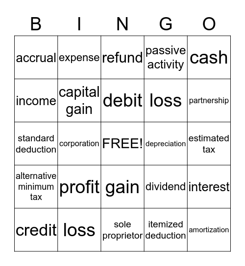 accountant-bingo-card
