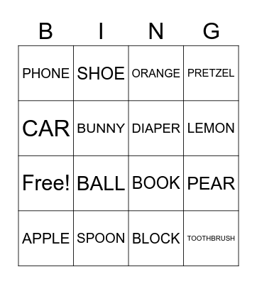 Birthday Bingo Card