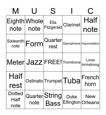 Review bingo 3-5 Bingo Card