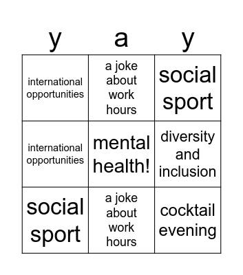 Clerkship! Bingo Card