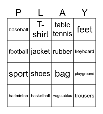 BINGO! Bingo Card