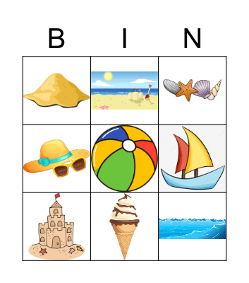 SUMMER Bingo Card