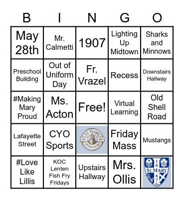 SMS Bingo Card