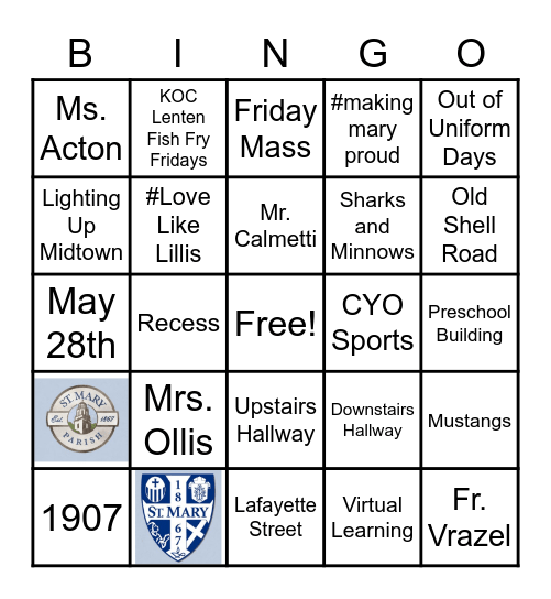 SMS Bingo Card