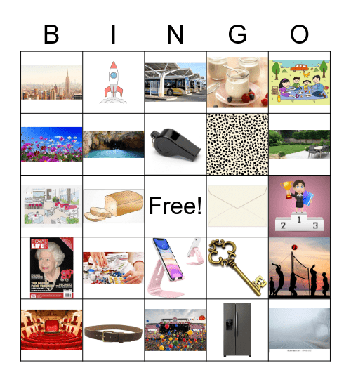 DISCOVERING WORDS Bingo Card