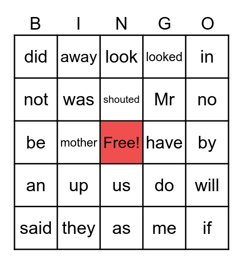 RED LEVEL Bingo Card