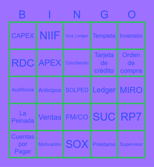 Bingo Día del Contador Bingo Card