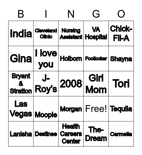 We’re All Connected Bingo Card