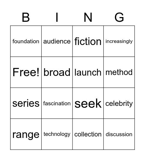 TED Talks: Spreading Ideas for a Better World Bingo Card