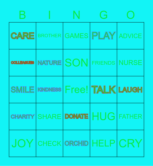 lt's all about the Men Bingo Card