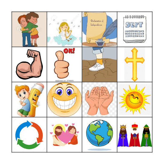 Kirk Franklin Bingo Card