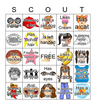 Make New Friends BINGO Card