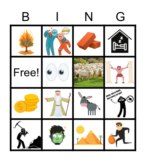 God is MERCIFUL Bingo Card