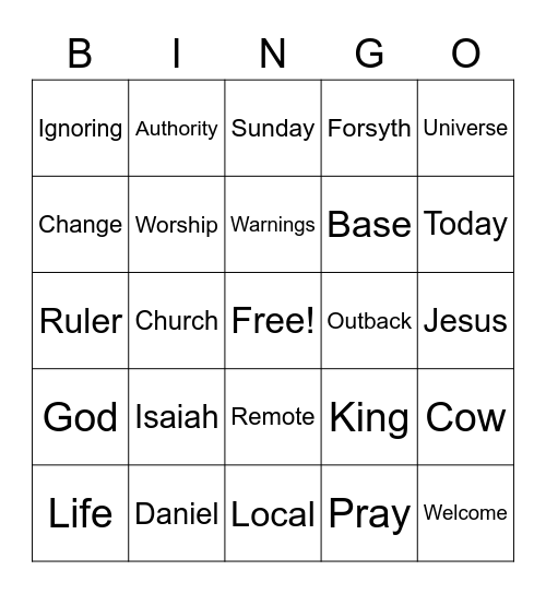 LOCALKIDS Bingo Card