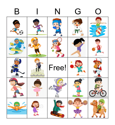Sports Bingo Card