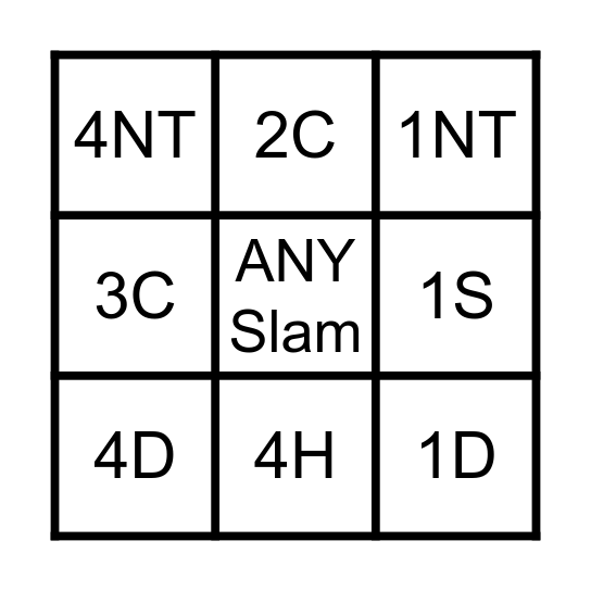 WBC Bingo Card Bingo Card